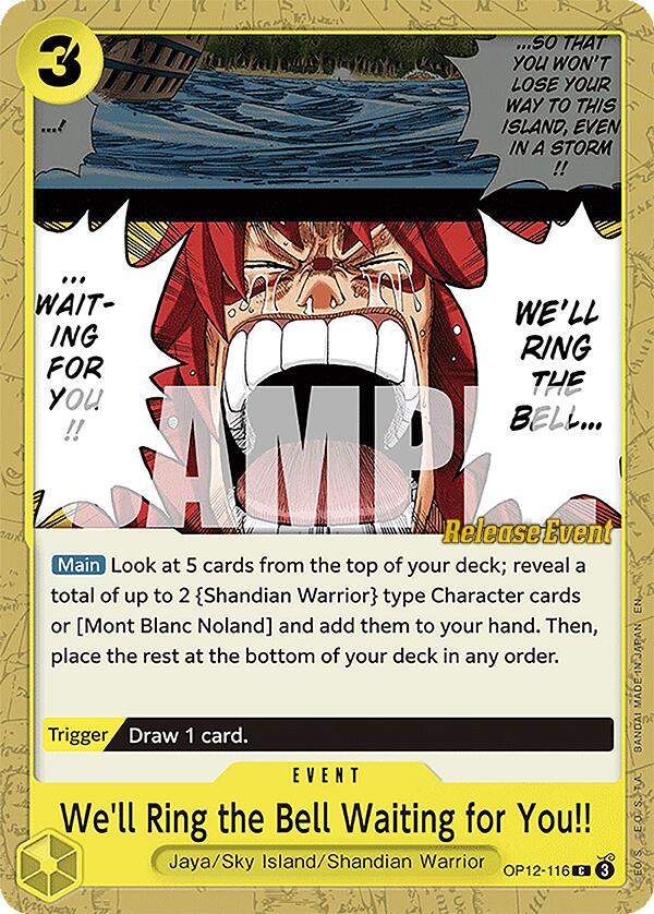 We'll Ring the Bell Waiting for You!! [Legacy of the Master Release Event Cards] | Total Play