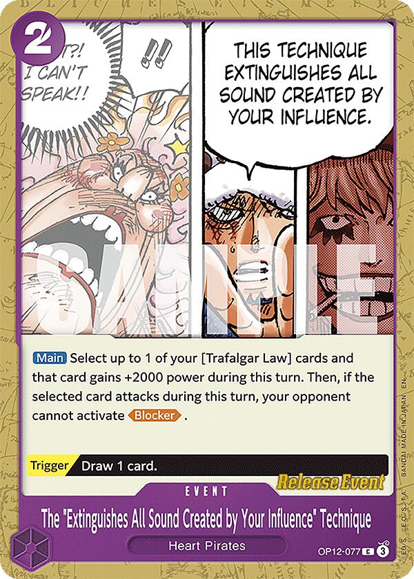The "Extinguishes All Sound Created by Your Influence" Technique [Legacy of the Master Release Event Cards] | Total Play