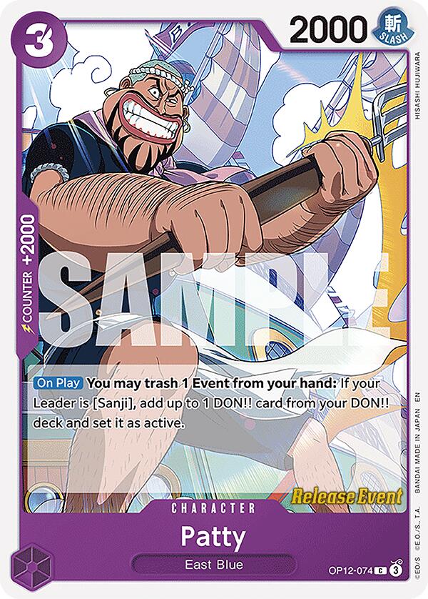 Patty [Legacy of the Master Release Event Cards] | Total Play
