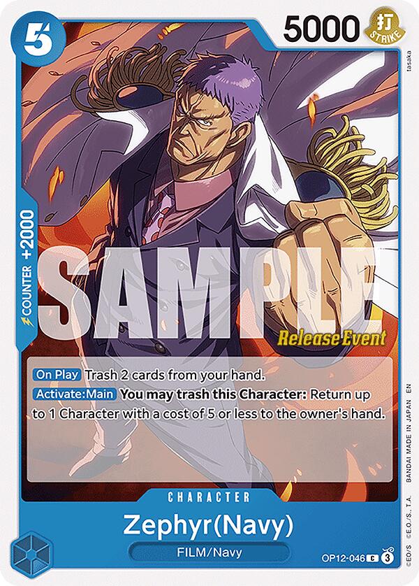 Zephyr(Navy) [Legacy of the Master Release Event Cards] | Total Play