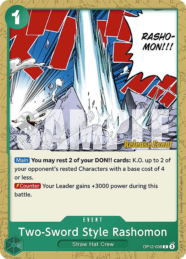 Two-Sword Style Rashomon [Legacy of the Master Release Event Cards] | Total Play