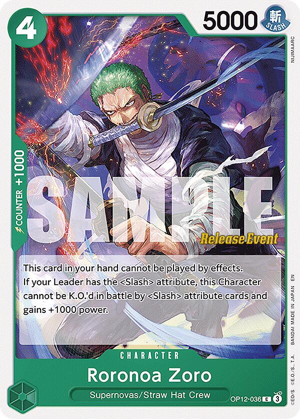 Roronoa Zoro [Legacy of the Master Release Event Cards] | Total Play