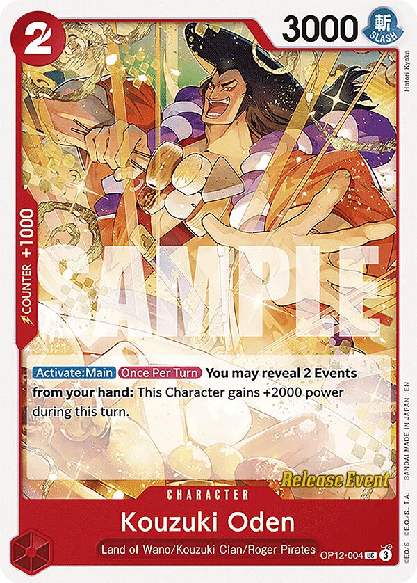 Kouzuki Oden [Legacy of the Master Release Event Cards] | Total Play