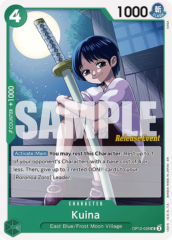 Kuina [Legacy of the Master Release Event Cards] | Total Play