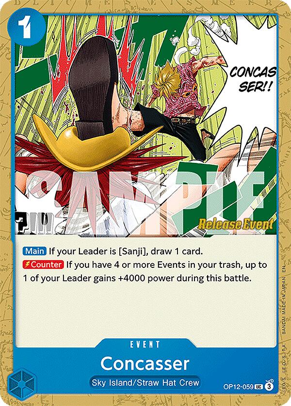 Concasser [Legacy of the Master Release Event Cards] | Total Play