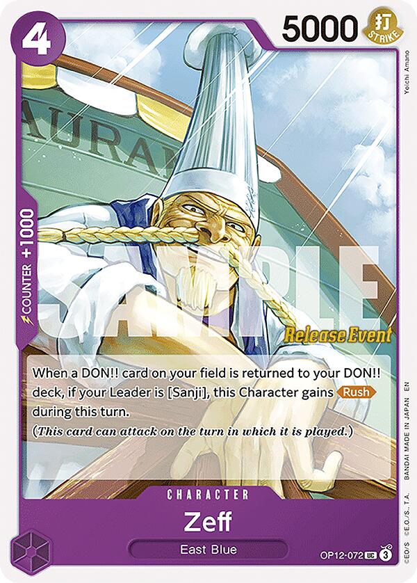 Zeff [Legacy of the Master Release Event Cards] | Total Play