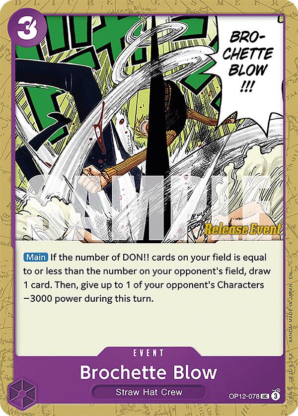 Brochette Blow [Legacy of the Master Release Event Cards] | Total Play