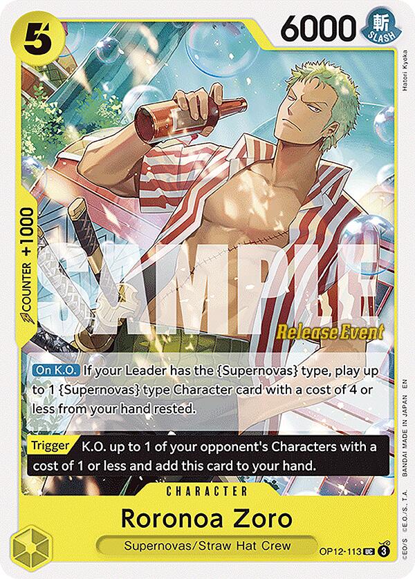 Roronoa Zoro [Legacy of the Master Release Event Cards] | Total Play