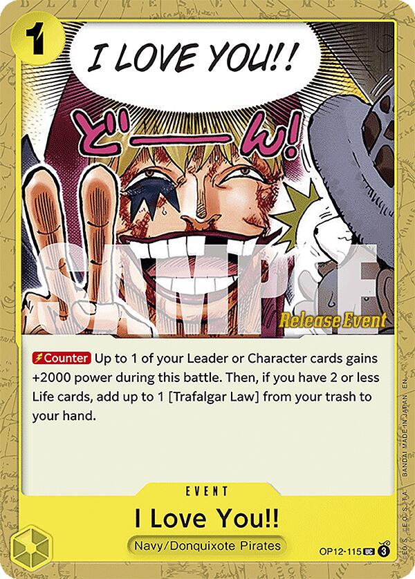 I Love You!! [Legacy of the Master Release Event Cards] | Total Play