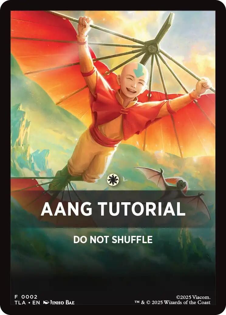 Aang Tutorial Theme Card [Avatar: The Last Airbender Tokens] | Total Play