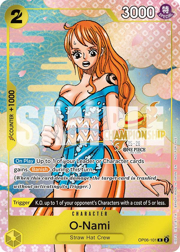 O-Nami (CS 25-26 Event Pack) [One Piece Promotion Cards] | Total Play