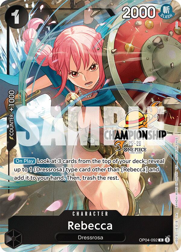 Rebecca (CS 25-26 Celebration Pack) [One Piece Promotion Cards] | Total Play