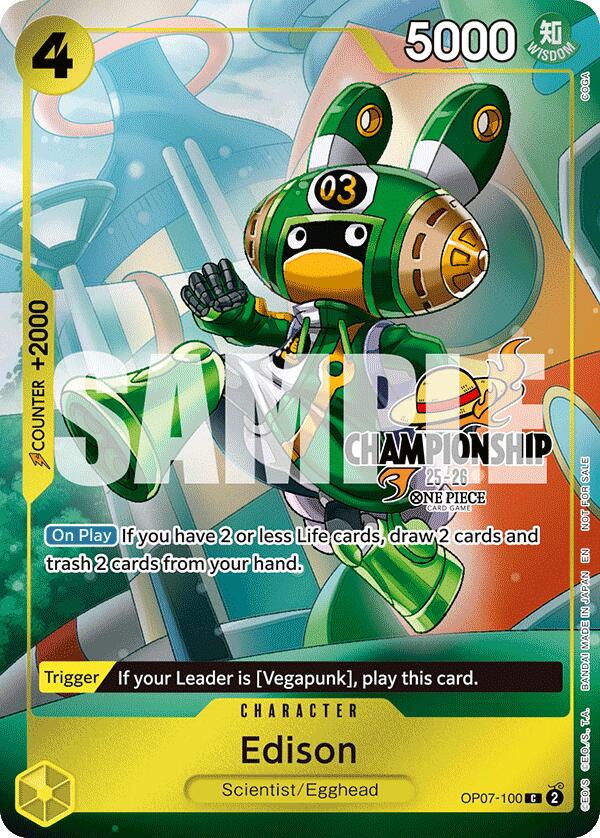 Edison (CS 25-26 Celebration Pack) [One Piece Promotion Cards] | Total Play