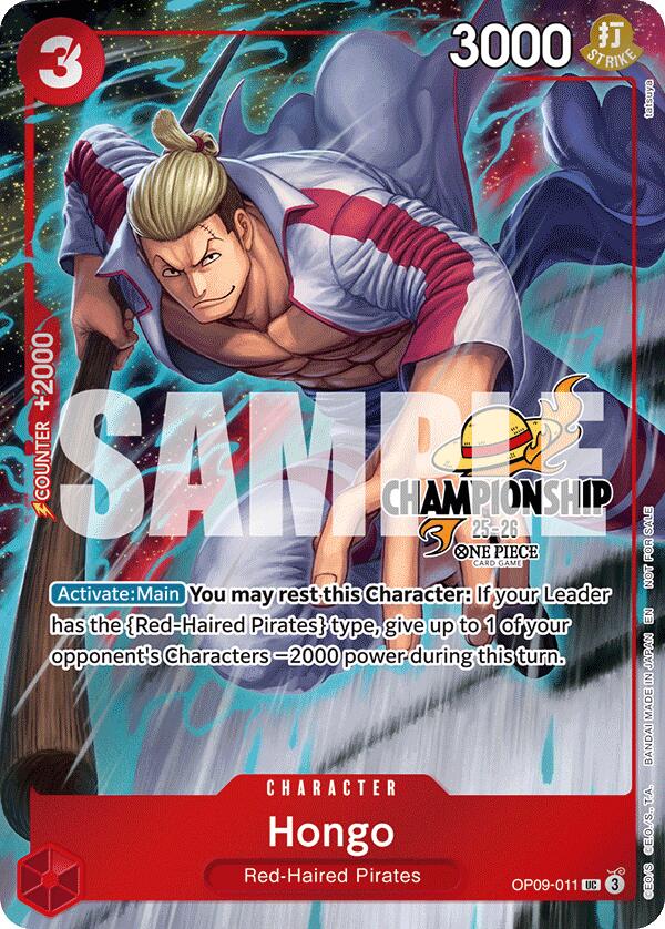 Hongo (CS 25-26 Celebration Pack) [One Piece Promotion Cards] | Total Play