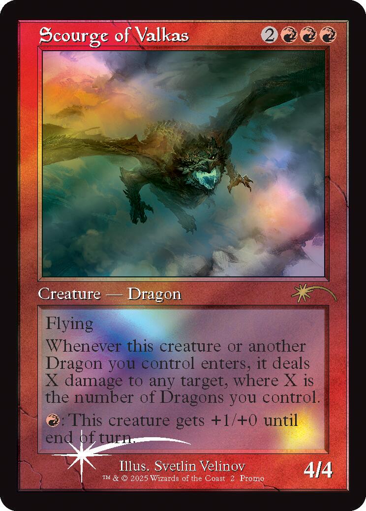 Scourge of Valkas (Retro Frame) [Secret Lair Drop Series] | Total Play
