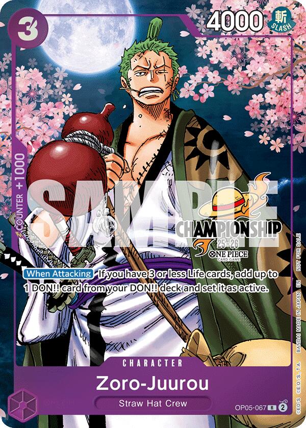 Zoro-Juurou (CS 25-26 Event Pack Finalist Ver.) [One Piece Promotion Cards] | Total Play