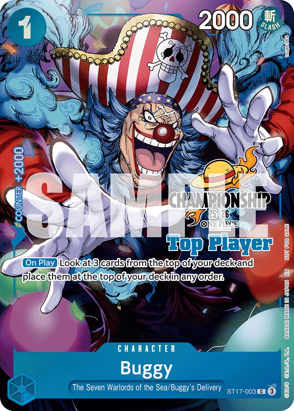 Buggy (CS 25-26 Top Player Pack) [One Piece Promotion Cards] | Total Play