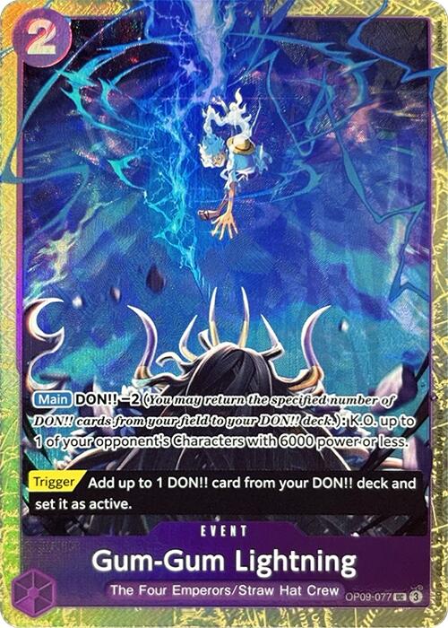 Gum-Gum Lightning (Premium Card Collection -Best Selection Vol. 4-) [One Piece Promotion Cards] | Total Play