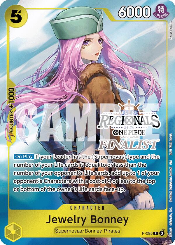 Jewelry Bonney (Online Regional Finalist Card Set 2025 Vol.2) [One Piece Promotion Cards] | Total Play