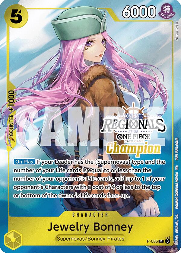 Jewelry Bonney (Online Regional Champion Card Set 2025 Vol.2) [One Piece Promotion Cards] | Total Play