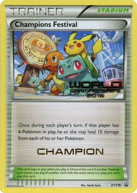 Champions Festival (XY176) (2016 Champion) [XY: Black Star Promos] | Total Play