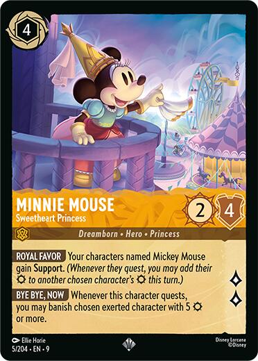 Minnie Mouse - Sweetheart Princess (5/204) [Fabled] | Total Play