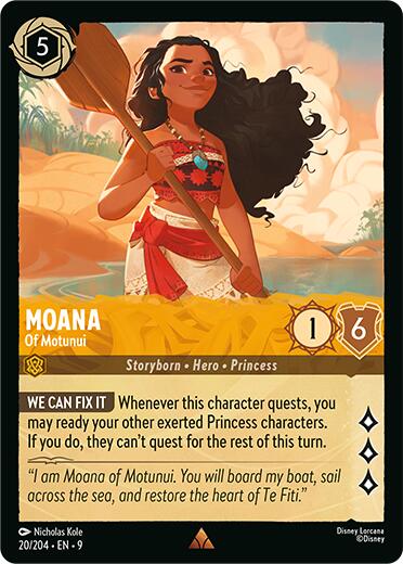 Moana - Of Motunui (20/204) [Fabled] | Total Play