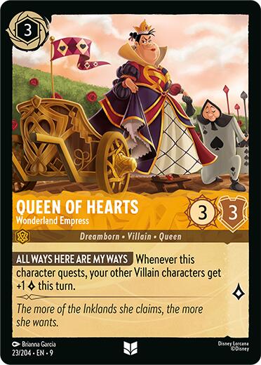 Queen of Hearts - Wonderland Empress (23/204) [Fabled] | Total Play