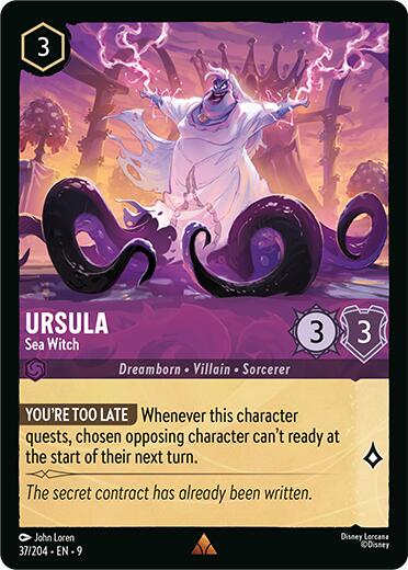 Ursula - Sea Witch (37/204) [Fabled] | Total Play