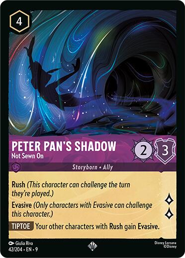 Peter Pan's Shadow - Not Sewn On (42/204) [Fabled] | Total Play