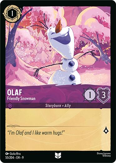 Olaf - Friendly Snowman (55/204) [Fabled] | Total Play