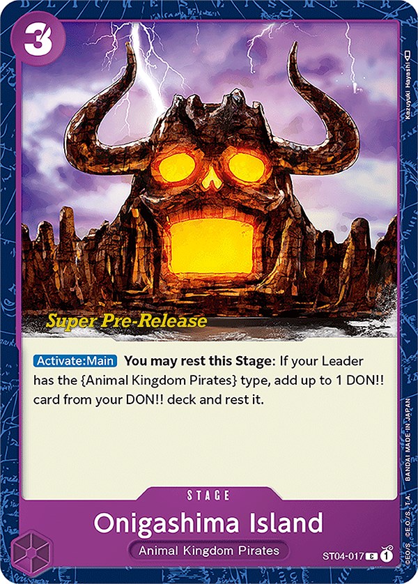 Onigashima Island [Super Pre-Release Starter Deck: Animal Kingdom Pirates] | Total Play