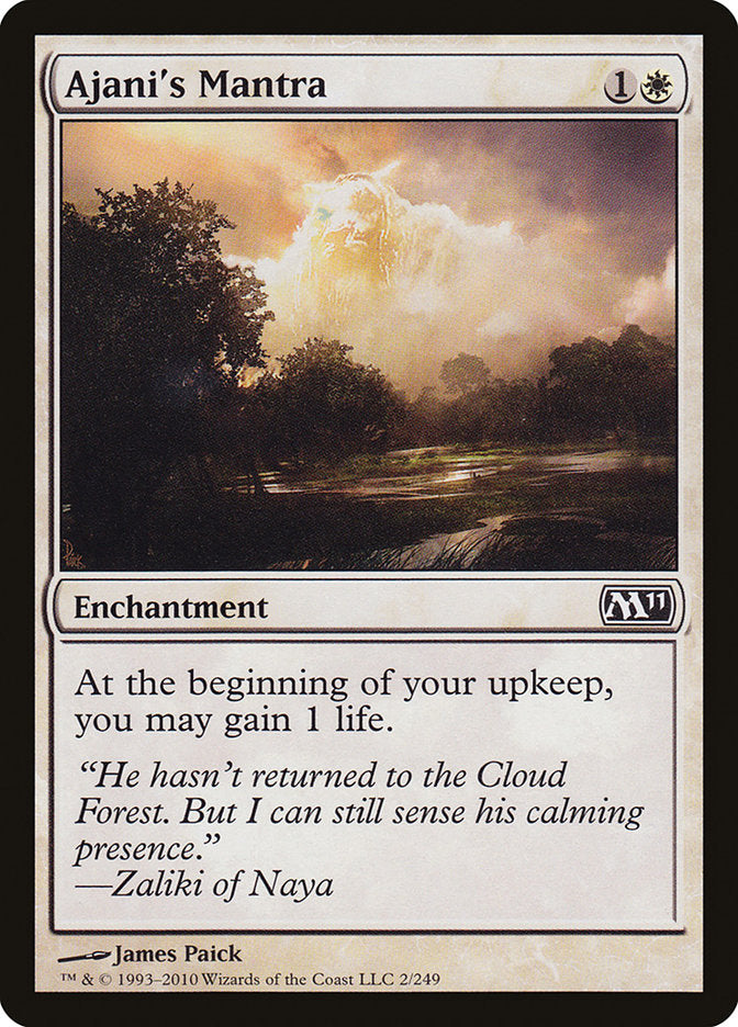 Ajani's Mantra [Magic 2011] | Total Play
