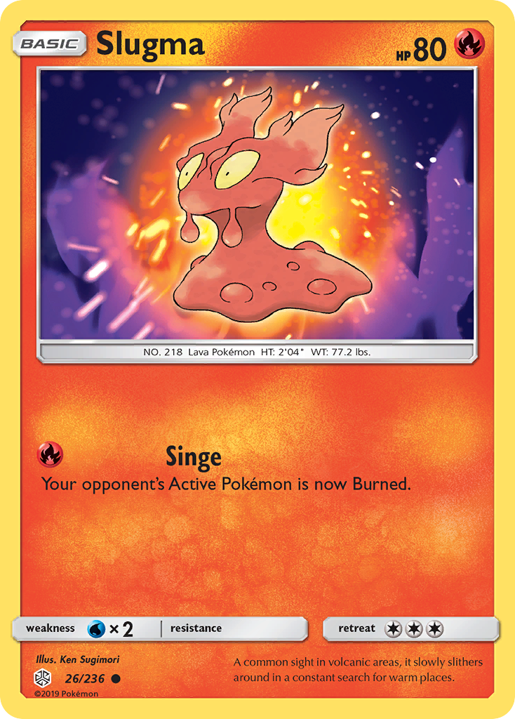 Slugma (26/236) [Sun & Moon: Cosmic Eclipse] | Total Play
