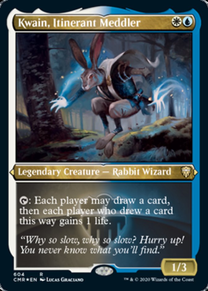 Kwain, Itinerant Meddler (Etched) [Commander Legends] | Total Play