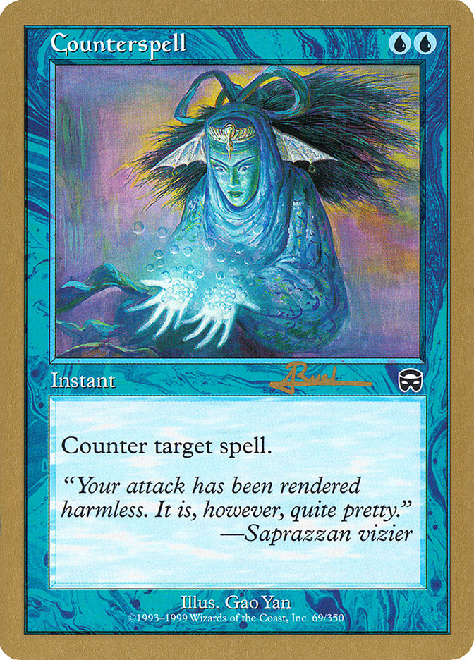 Counterspell (Antoine Ruel) (MMQ) [World Championship Decks 2001] | Total Play