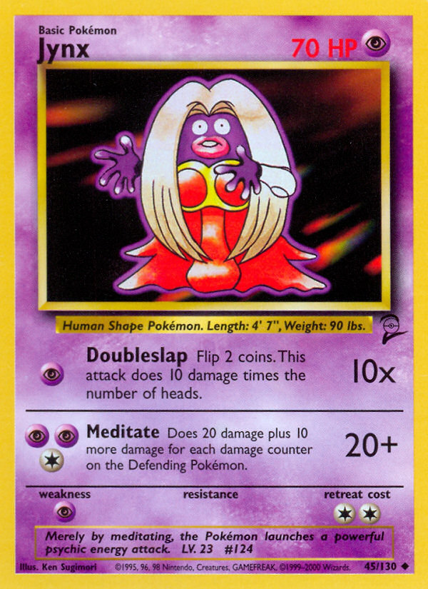 Jynx (45/130) [Base Set 2] | Total Play