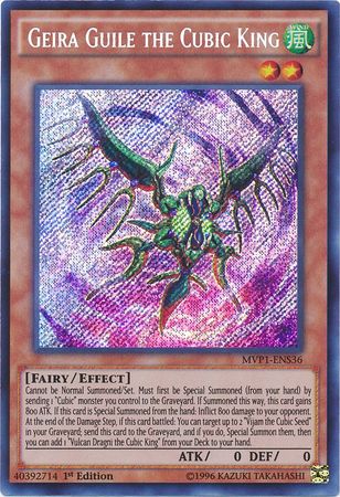 Geira Guile the Cubic King [MVP1-ENS36] Secret Rare | Total Play