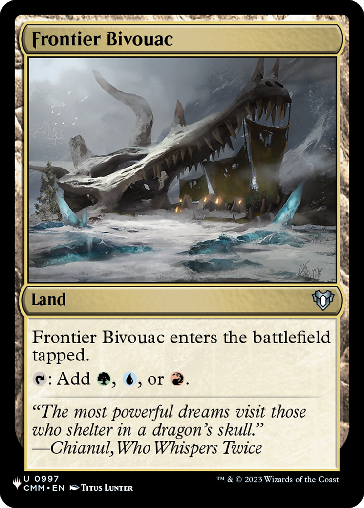 Frontier Bivouac (CMM) [The List] | Total Play