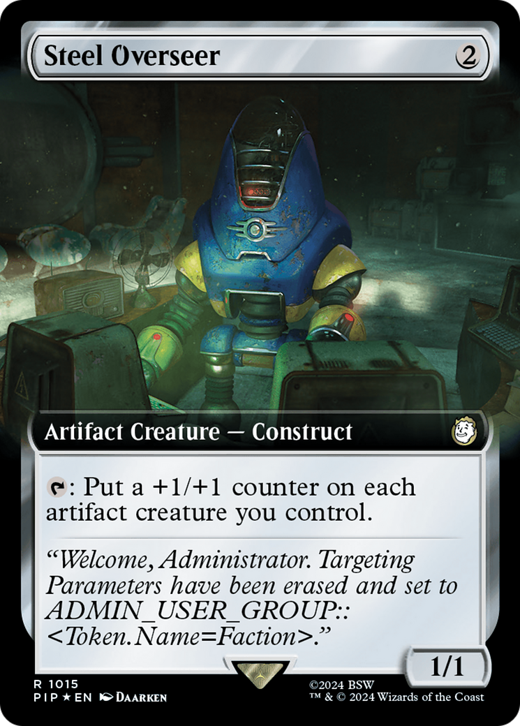 Steel Overseer (Extended Art) (Surge Foil) [Fallout] | Total Play