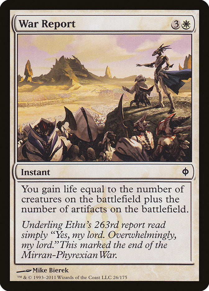 War Report [New Phyrexia] | Total Play