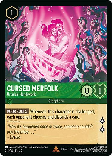 Cursed Merfolk - Ursula's Handiwork (71/204) [Fabled] | Total Play