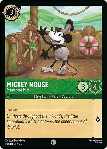 Mickey Mouse - Steamboat Pilot (80/204) [Fabled] | Total Play