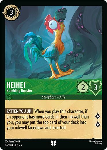 Heihei - Bumbling Rooster (86/204) [Fabled] | Total Play