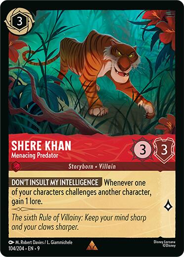 Shere Khan - Menacing Predator (104/204) [Fabled] | Total Play