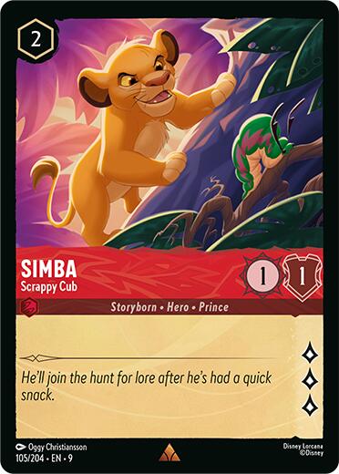 Simba - Scrappy Cub (105/204) [Fabled] | Total Play