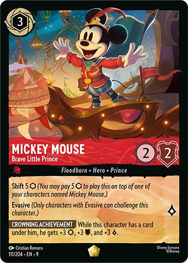 Mickey Mouse - Brave Little Prince (111/204) [Fabled] | Total Play
