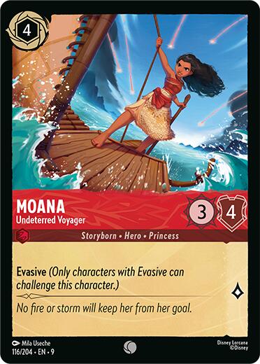 Moana - Undeterred Voyager (116/204) [Fabled] | Total Play
