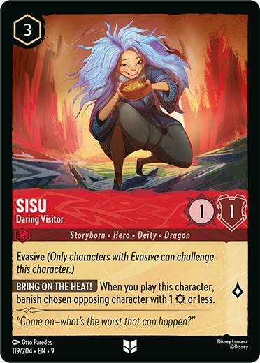 Sisu - Daring Visitor (119/204) [Fabled] | Total Play