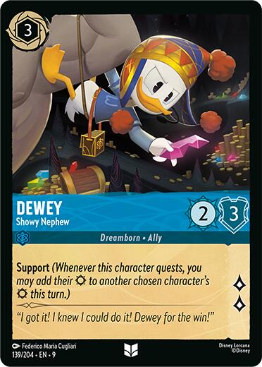 Dewey - Showy Nephew (139/204) [Fabled] | Total Play